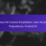 Chaises De Cuisine Empilables: Gain de place, Polyvalence, Praticité