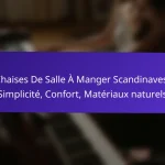 Chaises De Salle À Manger Scandinaves: Simplicité, Confort, Matériaux naturels