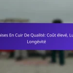 Chaises En Cuir De Qualité: Coût élevé, Luxe, Longévité